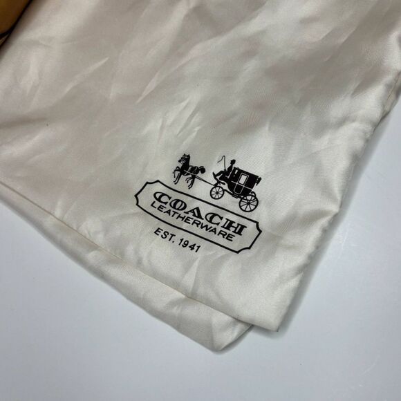 Vintage Coach Hamilton Tan Leather Shoulder Bag Purse Large Womens Designer - Picture 2 of 13